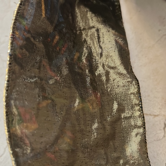 Hanukah 4” Blue & Gold Menorah Dreidel Ribbon - Picture 5 of 7